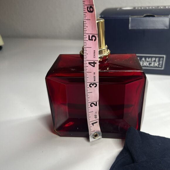 lampe berger lamp cube red Comes With Accessories And Box - Picture 7 of 8